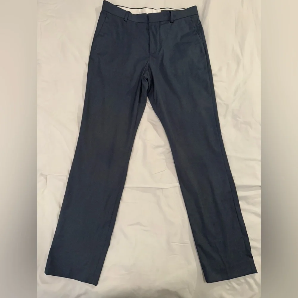 H&M dress pants, blue/grey, size 32R